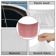 thumbnail image 6 of Uorisanigo Pink Car Hood Cover Soft Decoration Car Hood Cover Protection Heat-Resistant Hoods Wrap Blanket for Most Automotive Sedans Trucks Pickup SUVs, Cars Accessories, 6 of 7