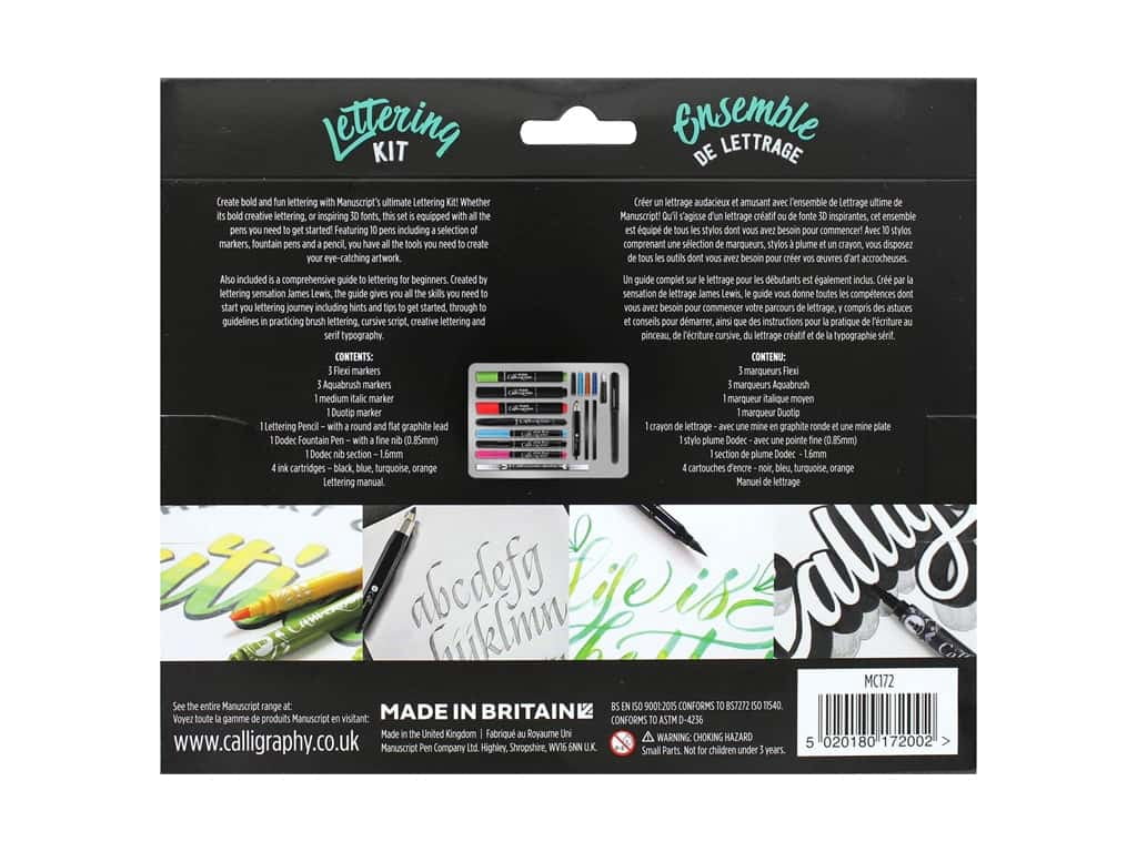 Manuscript Callicreative Lettering Set
