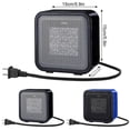 thumbnail image 3 of Small Space Heater Mini Heater for Office Desk, Fast Electric Heaters for Indoor Use, Intelligent Standby, Energy Saving & Silent Design, Portable Heating Heaters for Home(Black), 3 of 6