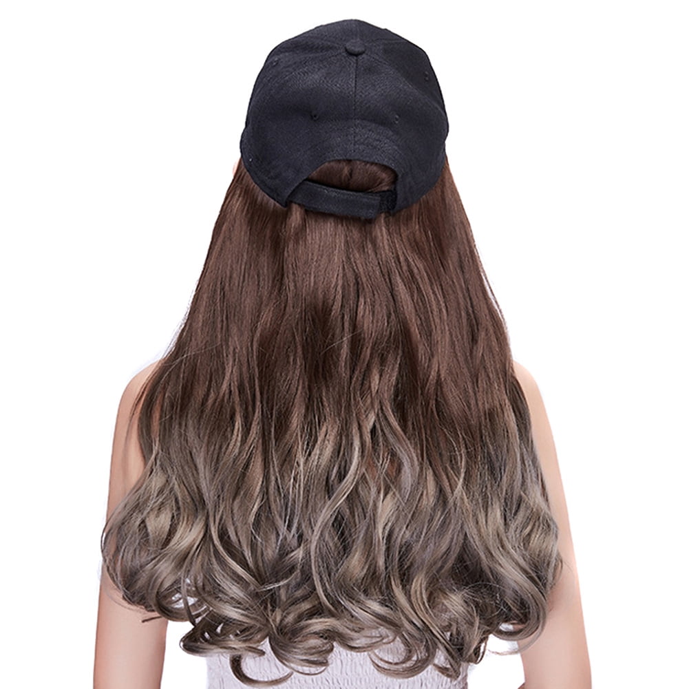 Women Synthetic Hair Baseball Cap 