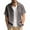 Gray, variant on Miqool Mens Cotton Linen Shirts with Hood, Casual Short Sleeve Button Down Shirts Lightweight Hoodies Summer Beach Tops with Pocket