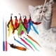 thumbnail image 1 of Teaser interactivo de plumas para , juguetes de varita retráctil con 10 , entrenamiento de ejercicio, suministros de juguetes para jugar Yinane Gatito Teaser Juguetes, 1 of 8