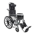 thumbnail image 2 of Karman KN-880 Reclining Wheelchair with Removable Armrest, 2 of 5