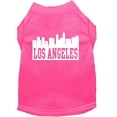 thumbnail image 5 of Dog Supplies Los Angeles Skyline Screen Print Shirt Aqua Sm (10), 5 of 10