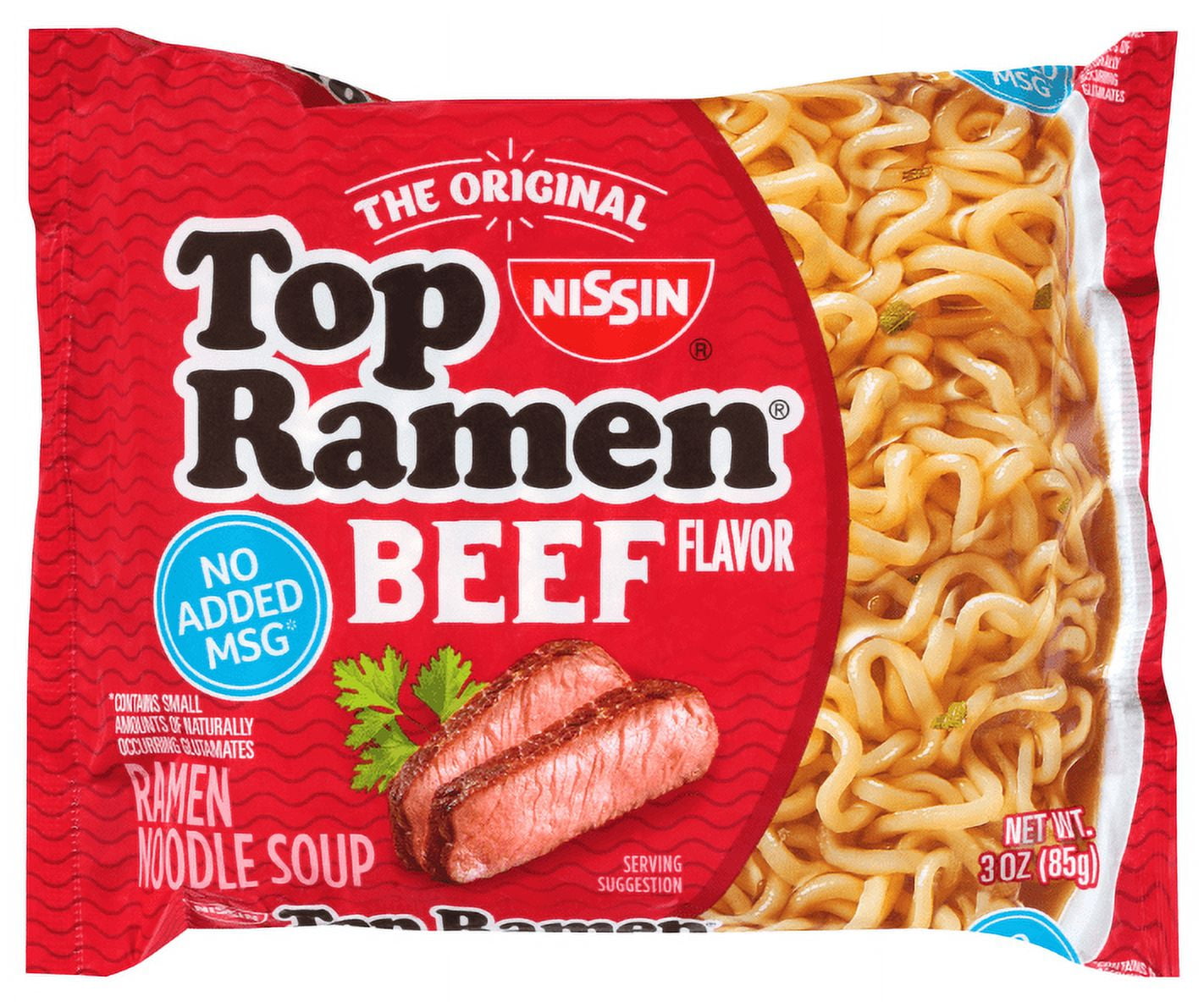 Nissin Foods Top Ramen Instant Ramen Beef