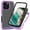 Purple, variant on TECH CIRCLE For iPhone 16 Pro Max Case with Built-in Screen Protector,Full Protection Rugged Drop Shockproof Rubber Hybrid Anti-Scratch Crystal Clear Phone Case for Apple iPhone 16 Pro Max,Purple