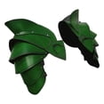 thumbnail image 3 of Protector de hombro medieval jinwen Caballero Steampunk Pirata verde, 3 of 8