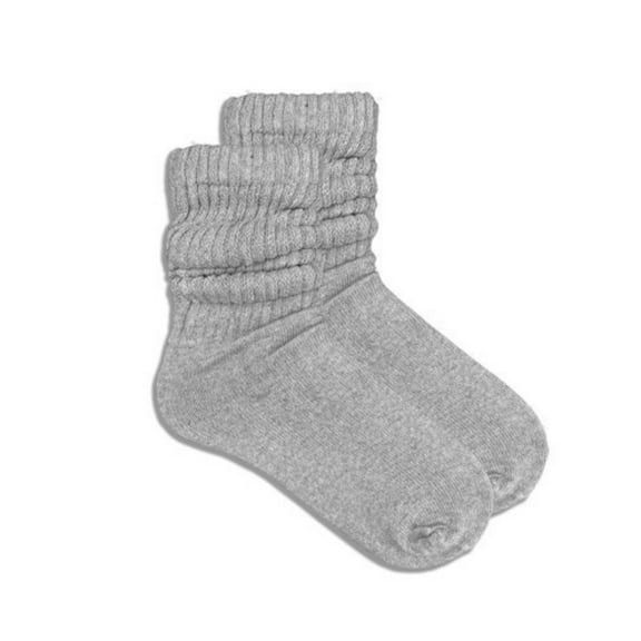 Grey Slouch Socks Color: Grey, Size: Medium