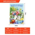 thumbnail image 3 of Garden Flag 12x18 Double Sided Welcome Tea Picnic Small Decorative Flag For Indoor, 3 of 7