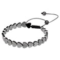 thumbnail image 2 of Xihbxyly Liquidación de verano Pulsera magnética de cálculos biliares negros Pulsera tejida retro con forma de piedra energética para la salud, 2 of 4