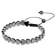thumbnail image 2 of Pulsera magnética de piedra biliar negra, piedra energética para la salud, pulsera tejida retro, 2 of 4