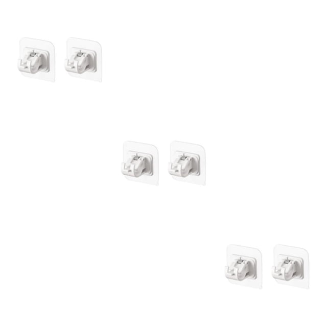 Wosthever Hogar baño cocina ventana cortina varilla Clip sala de estar dormitorio sin clavos desmontable toallero varillas soporte abrazadera Type1 NO1