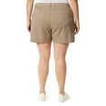 thumbnail image 2 of Gloria Vanderbilt Women's Plus Size Pleated Shorts, 2 of 3