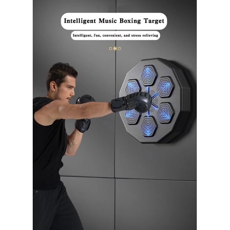 Wall Mount Boxing Training Target Bluetooth Music Indoor React Exercise Machine