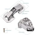 thumbnail image 2 of 10 pcs cabinet hinges with screws, soft hinges for kitchen, 2 of 5