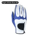 thumbnail image 3 of Eigraketly 1 guante de golf para hombre, guante de golf antideslizante, manopla deportiva elástica de microfibra, derecha, blanco azul, ML Type2 NO2 Eigraketly OD000898-24, 3 of 6