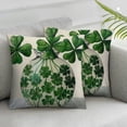 thumbnail image 2 of Nawypu  Pillow Covers St Patricks Day Decorations for Home Gnome Shamrock Clover Lucky Decorative Throw Pillows Farmhouse St Patricks Day Decor&nbsp;2pc, 2 of 6