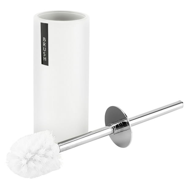 2PCS Brosse WC Silicone et Supports Toilettes brosse toilette  Profondeur,Balayette WC avec Long Manche en