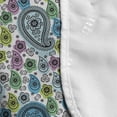 thumbnail image 4 of Blue Paisley Microwave Oven Cover, Ethnic Motifs Colorful Sketch Motif Illustration on Plain Backdrop Print, Water Resistant Organizer with Pockets for Kitchen, 36" x 12", Multicolor, by Ambesonne, 4 of 4
