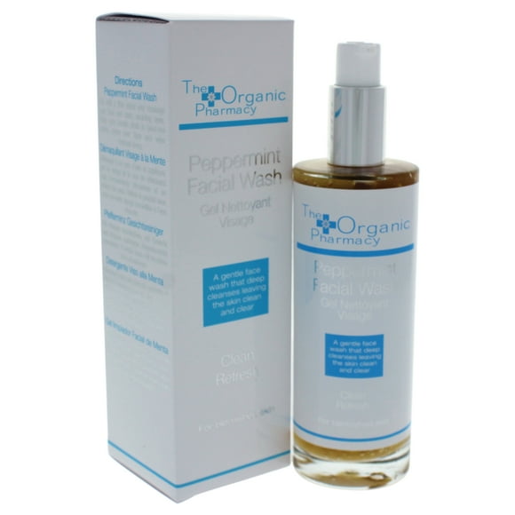 Peppermint Facial Wash - Blemished Skin by The Organic Pharmacy for Unisex - 3.4 oz Facial Wash