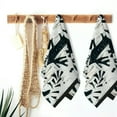 thumbnail image 6 of ARISTURING Abstract Black and Whit Kitchen Towels- Vintage Doodles Dish Towels for Kitchen, Black and White Hand Towels for Bathroom, Black and White Bathroom Kitchen Decor 27.5*16in, 6 of 6