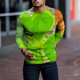 thumbnail image 5 of Camiseta de todos los días unisex para hombre Camiseta informal de manga larga con estampado gráfico en 3D del día de San Patricio Pompotops oipoqjl6751, 5 of 9
