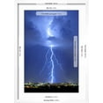 thumbnail image 5 of Art.com Blue Lightning Photo by Douglas Taylor, White Frame Wall Art, 17" x 23", 5 of 5