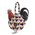 thumbnail image 4 of Methold Bolsa para jaula de transporte de pollos, transpirable, duradera, fácil de limpiar, ideal para gallos y aves de corral. Ideal para Suministros para pájaros En blanco y negro Talla única, 4 of 6