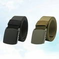 thumbnail image 4 of Masteelf Canvas Waist Belt for Men Lightweight Tearresistant and Durable with Plastic Buckle Adjustable 2 Pcs Assorted Color, 4 of 10