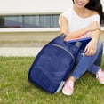 thumbnail image 4 of Backpack For Women Lightweight Foldable Backpacks Outdoor Waterproof Hiking Simplicity Bookbag Dark Blue, 4 of 6