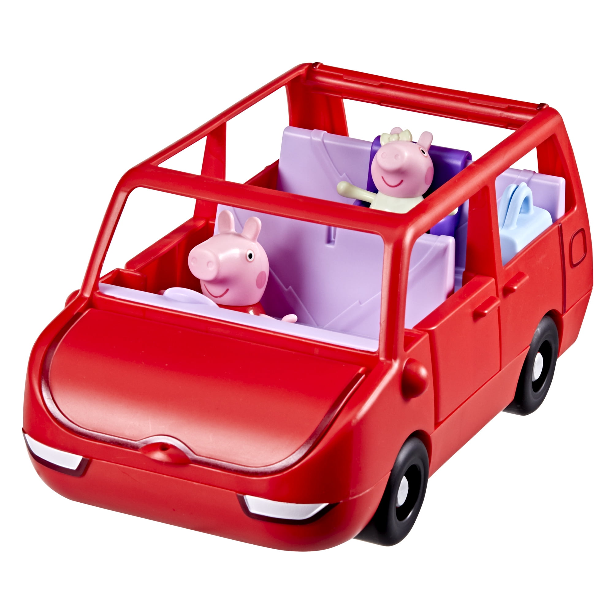 Peppa Pig Toys Peppa's Big Family Car with 2 Peppa Pig Figures and 2 Accessories, 3+