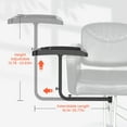 thumbnail image 4 of Salon Tray Attached to Chair with 360 ° Rotation ＆ Adjustable Height, 4 of 7