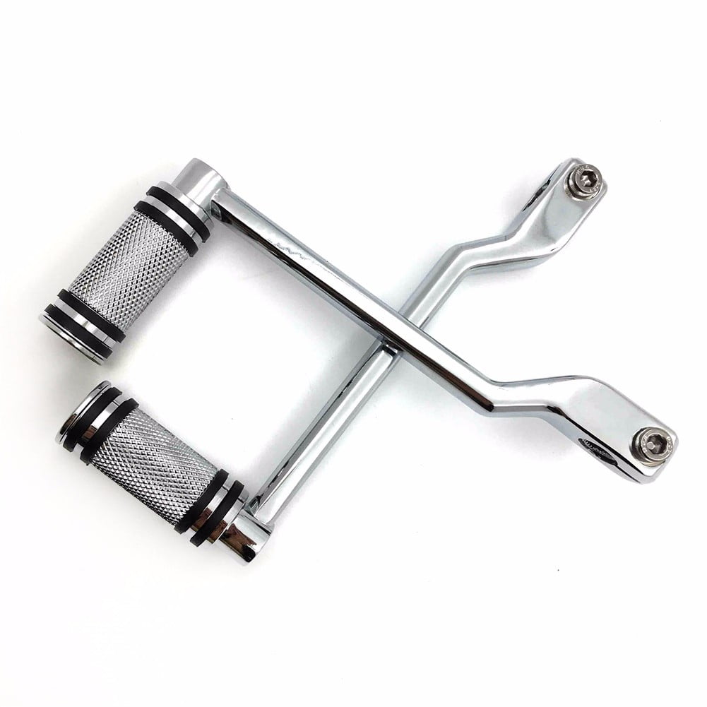 Chrome Heel Toe Gear Shifter Shift Lever Pedal Peg Fit For Harley Touring 88-20