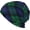 Armstrong Clan Tartan Green and Blue Plaid, variant on Unisex Beanie Hat Scottish Tartan Plaid Warm Knit Hat for Adult