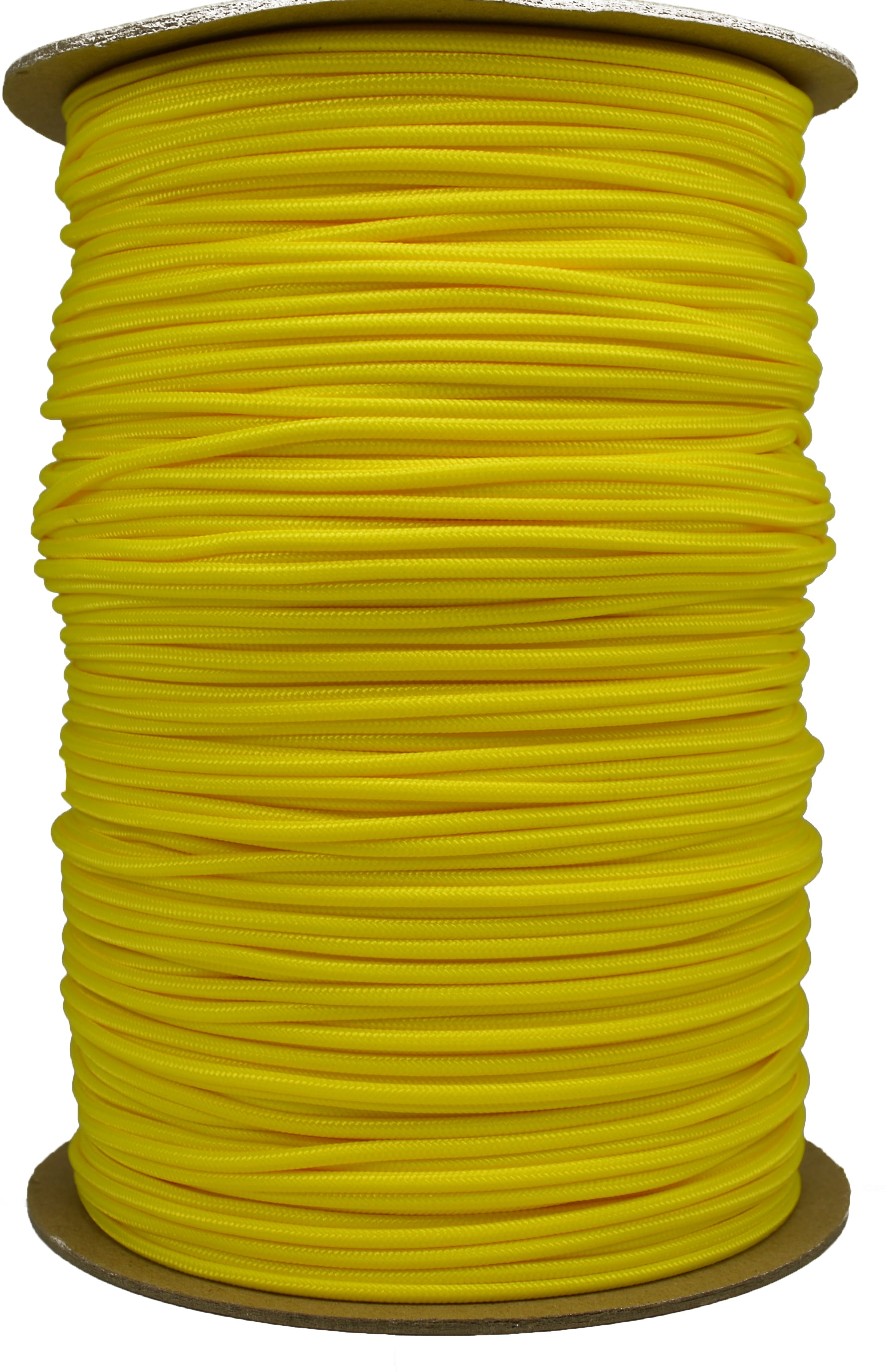 Neon Yellow 275 Cord 5 Strand Paracord - 1000 Foot Spool 