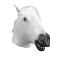 thumbnail image 3 of Máscara de cabeza de animal, accesorio para disfraz de cosplay, novedad, accesorio fotográfico, de vestir para actuación en escenario, juego de rol Caballo blanco, 3 of 8