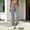 Gray, variant on Olyvenn Women's Multi-Pocket Cargo Jogger Pants, Elastic Drawstring Waist, Tie Detail Streetwear Trousers Gray S