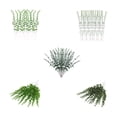 thumbnail image 3 of Inteprter 12 paquetes / lote Precio bajo Ramo de plantas simuladas con alta rentabilidad Plantas artificiales Decoración Plantas simuladas Polvo Type3 NO3, 3 of 6