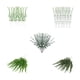 thumbnail image 5 of Toystoory 12 piezas de ramo de plantas simuladas de bajo precio con alta rentabilidad, gran cantidad de plantas artificiales, decoración de Type2 NO2, 5 of 6