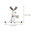 thumbnail image 2 of 1pc Indoor Scene Layout Prop Desktop Resin Deer Adornment Desktop Ornament, 2 of 7