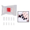 thumbnail image 3 of Puntas de Uñas Postizas 500 Piezas atención de Uñas de Manicura Aplicaciones Amplias Fácil de Recortar Y Uñas de Extensión Portáti - E Yinane Uñas postizas transparentes, 3 of 8