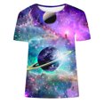 thumbnail image 5 of Black Summer Tops for Women Crop Womens T Shirts Graphic Tees Boho Basic Fitted Tees, 5 of 5