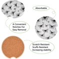 thumbnail image 2 of Coolnut Black White Butterflies Car Coasters 2 Pack Drinks Absorbent Ceramic Stone Car Coasters with Fingertip Grip Car Cup Holder Coasters Home Decor Gifts, 2 of 6