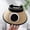 A, variant on Uandlove Solar Powered Fan Hat with Wide Brim, Adjustable Speed Detachable Fan - Comfortable Breathable for Outdoor Hiking Fishing Gardening Summer