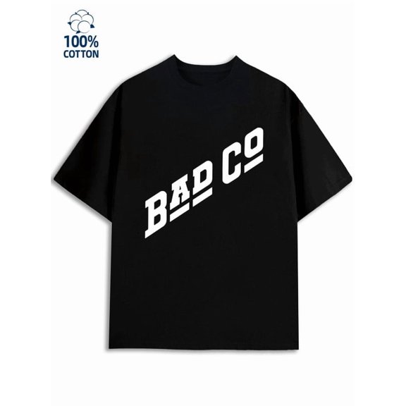 Bad Co Tee men black Trendy Unisex Shirt Graphic Tee tshirts Basic Unisex Shirt Printed tshirts Vintage Unisex Shirt Printed tshirts Original Unisex Shirt Crewneck tshirts