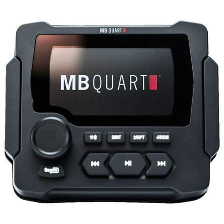 MB Quart - In-Dash Digital Media Receiver - Built-in Bluetooth - Black