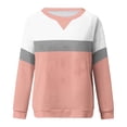 thumbnail image 3 of Admvng Sweatshirt for Women Fashion Casual Printed Long Sleeve Round Neck Hoodless Sweatshirt，Size S-3XL, 3 of 5