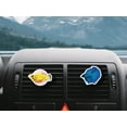 thumbnail image 6 of WIRESTER Car Air Freshener Fragrance Vent Clip Interior Decoration for Cars with Lemon Scented Pad - Balloon Belly Molly Fish, 6 of 7