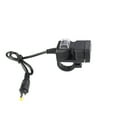 thumbnail image 1 of Labymos Dual USB Motorcycle Phone Charger with Waterproof Switch, 9-24V Input, 2.1A+1A Output, ABS Material, Handlebar & Rearview Mirror Mount, 1.5m Cable, Black CD-3021, 1 of 6