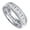 26 Moissanite White Gold Plated, variant on Mens Moissanite Wedding Band 15 Round Cut Lab Created Stones 925 Sterling Silver White Gold Plated Promise Ring Size 10